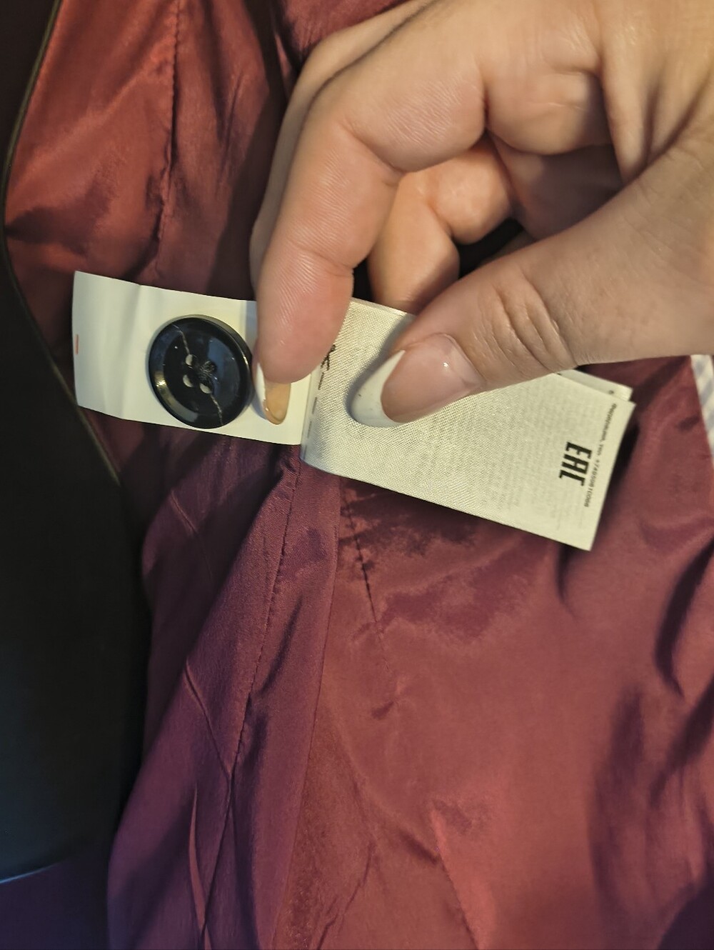 Banana Republic Long and Lean Single Button Blazer Magenta Berry Purple Size 4 - Picture 15 of 16